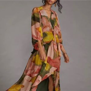 NWT Hutch geo wrap maxi - xs petite